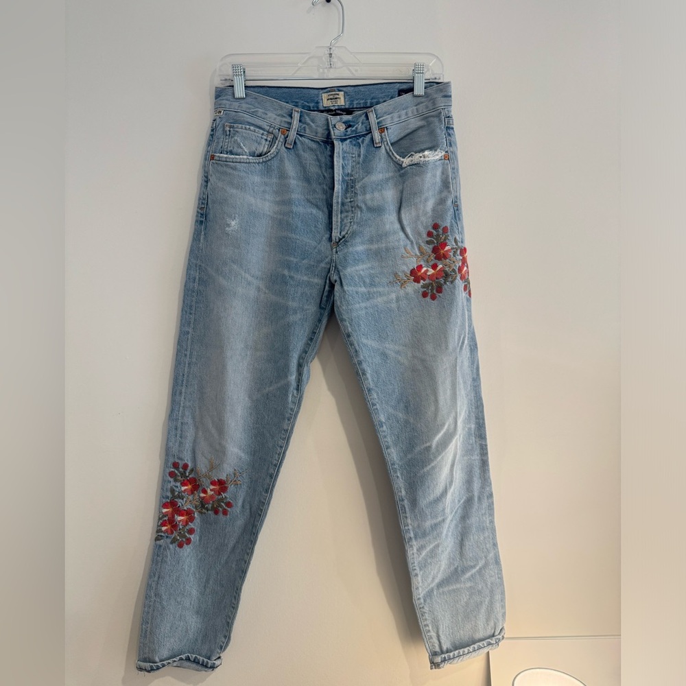 Citizens Of Humanity Liya High Rise Classic Fit Crop Size 27